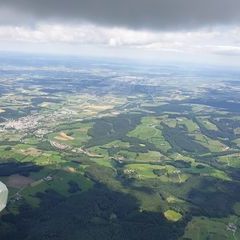 Flugwegposition um 09:27:38: Aufgenommen in der Nähe von Gemeinde St. Veit an der Gölsen, Österreich in 1635 Meter